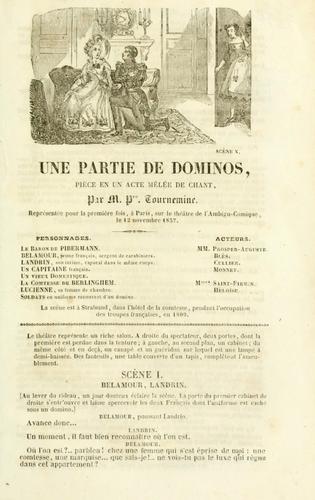 Une partie de dominos