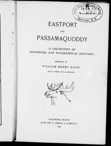 Eastport and Passamaquoddy