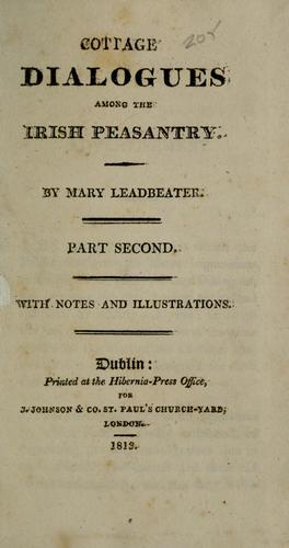 Cottage dialogues among the Irish peasantry