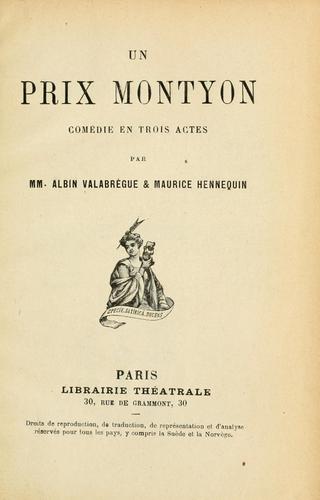 Un prix montyon