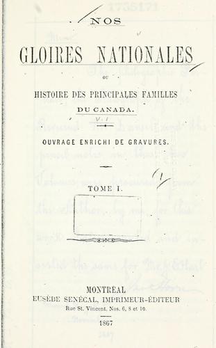 Nos gloires nationales