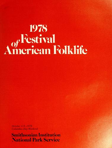 1978 Festival of American Folklife