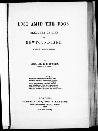 Lost amid the fogs