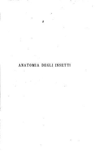 Anatomia degli insetti