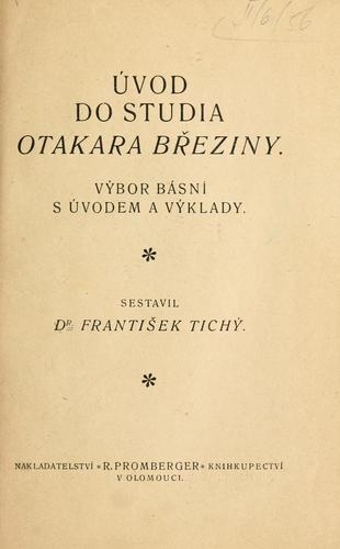 Úvod do studia Otakara Beziny