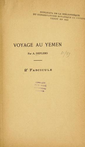 Voyage au Yemen