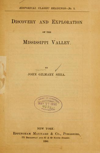Discovery and exploration of the Mississippi Valley