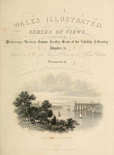Wales illustrated, in a series of views, comprising the picturesque scenery, towns, castles, seats of the nobility & gentry, antiquities, &c