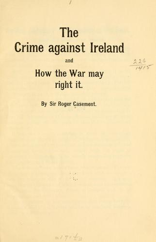 The crime against Ireland and how the war may right it