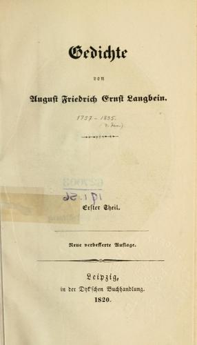 Gedichte