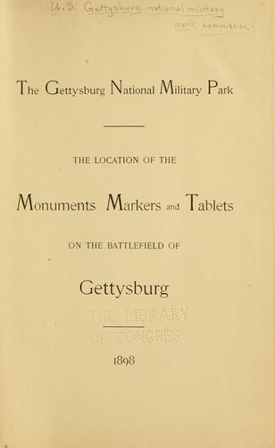 The Gettysburg national military park