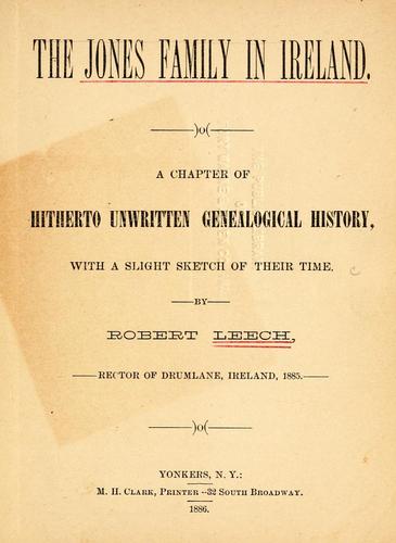 Jones family in Ireland