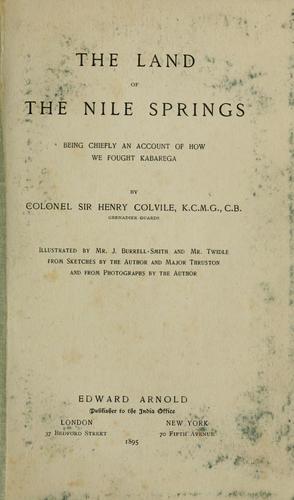 The land of the Nile springs