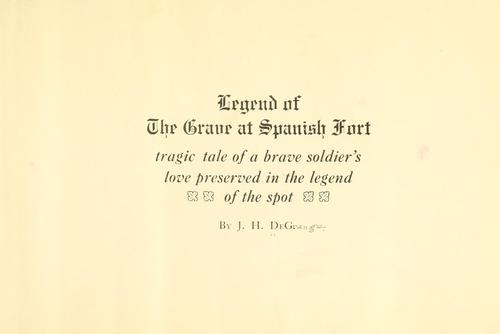 Legend of the grave at Spanish Fort