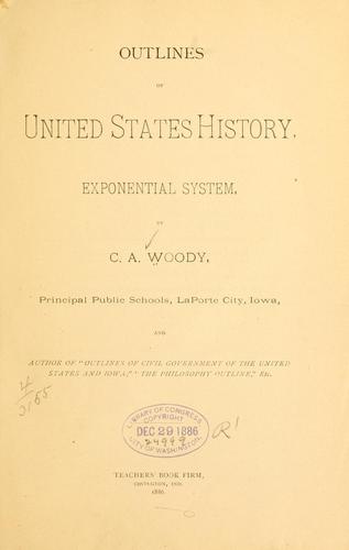 Outlines of United States history