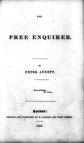 The free enquirer