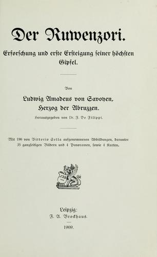 Der Ruwenzori