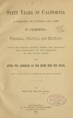 Sixty years in California