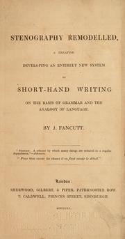 Stenography remodelled