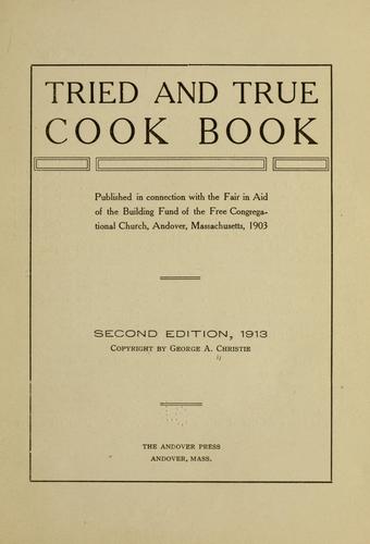 Tried and true cook book