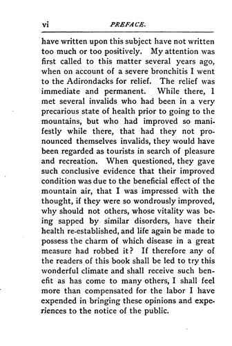 The Adirondacks as a health resort