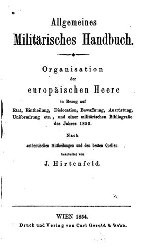 Allgemienes militärisches handbuch