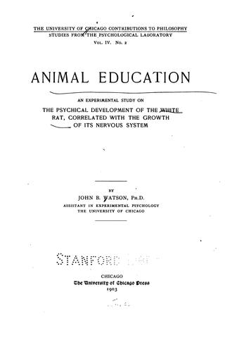 Animal education
