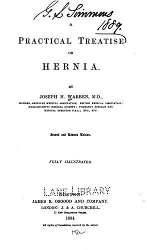 A Practical Treatise On Hernia