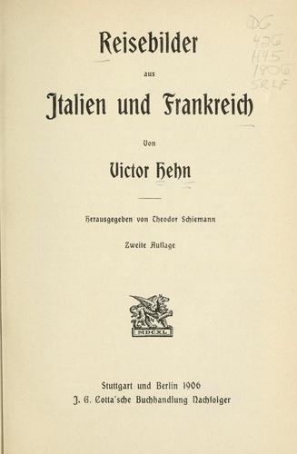 Reisebilder aus Italien und Frankreich