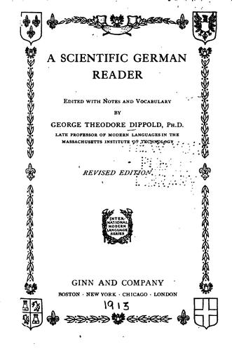 A scientific German reader