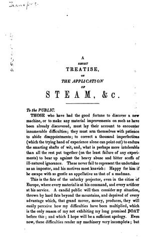 A short treatise on the application of steam