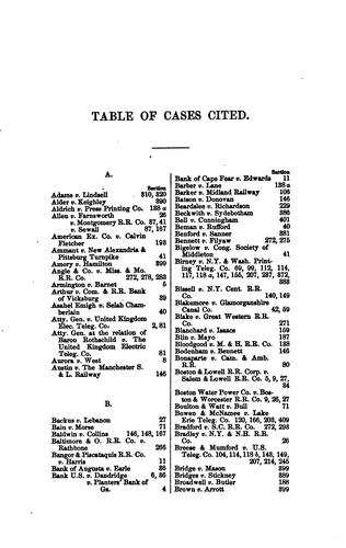 A treatise upon the law of telegraphs