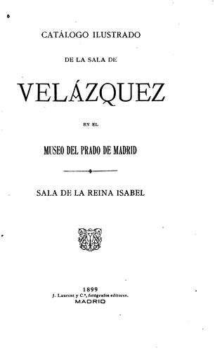 Catálogo ilustrado de la sala de Velázquez en el Museo del Prado de Madrid