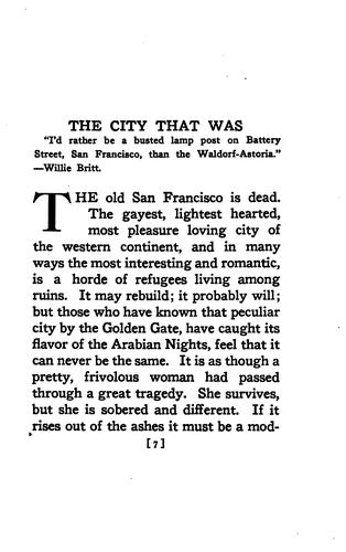 The city that was