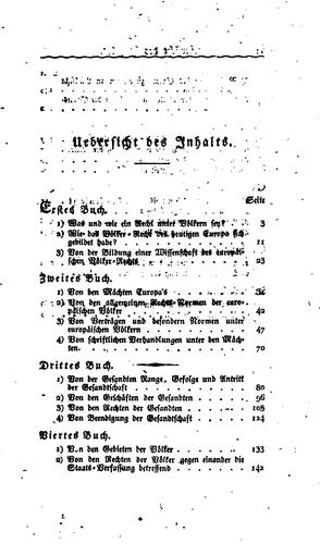 Das europäische Völker-Recht