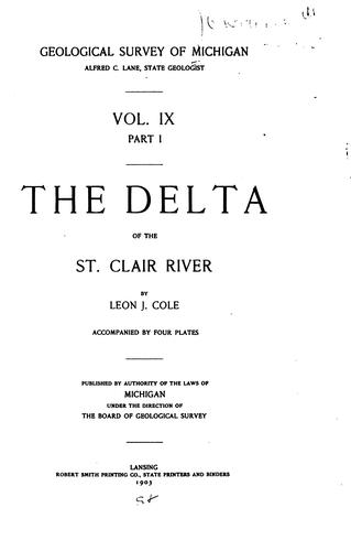 The delta of the St. Clair River