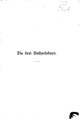 Die drei reiherfedern