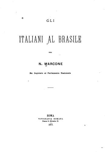 Gli Italiani al Brasile