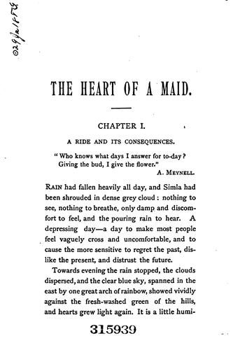 The heart of a maid