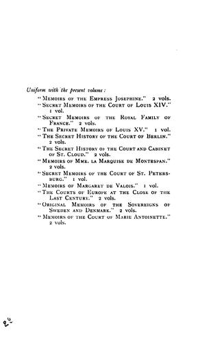 Memoirs of the court and aristocracy of Austria