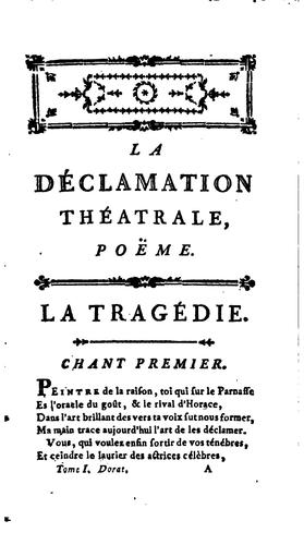 Poésies de Dorat