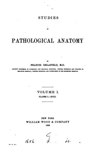 Studies in pathological anatomy