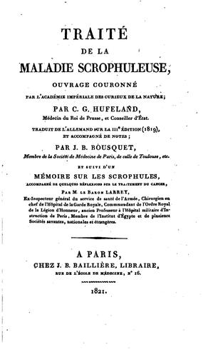Traité de la maladie scrophuleuse