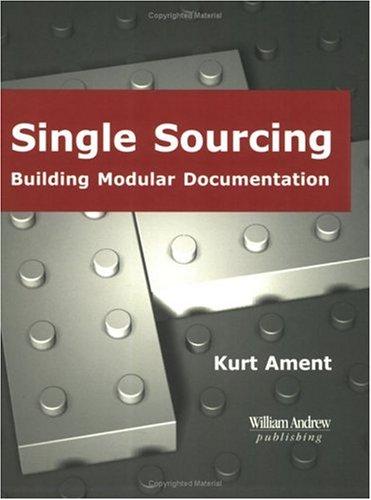 Single sourcing
