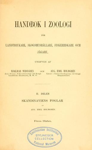 Skandinaviens foglar ..