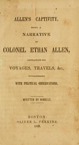 Allen's captivity