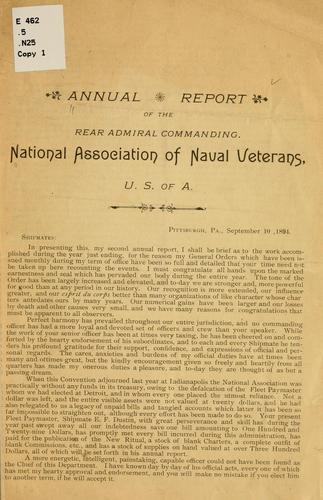 Annual report of the rear admiral commanding ..
