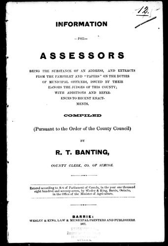 Information for assessors