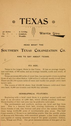Fertile farm lands in Texas