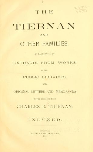The Tiernan and other families